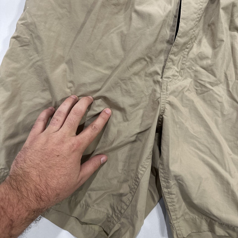 Vintage Polo Sport Shorts Men's Large Khaki Ralph Lauren Belted Hike