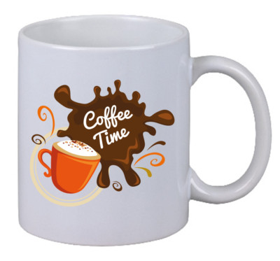 Kaffee Tasse ''Coffee Time'' Kaffeepause Arbeit Büro Geschenk Weihnachten X-Mas