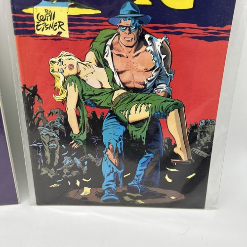 LOTTO di 5 fumetti vintage "The Spirit" di Will Eisner-#1, #2, #3, #4 & Magazine #7 VG - Foto 8 di 18
