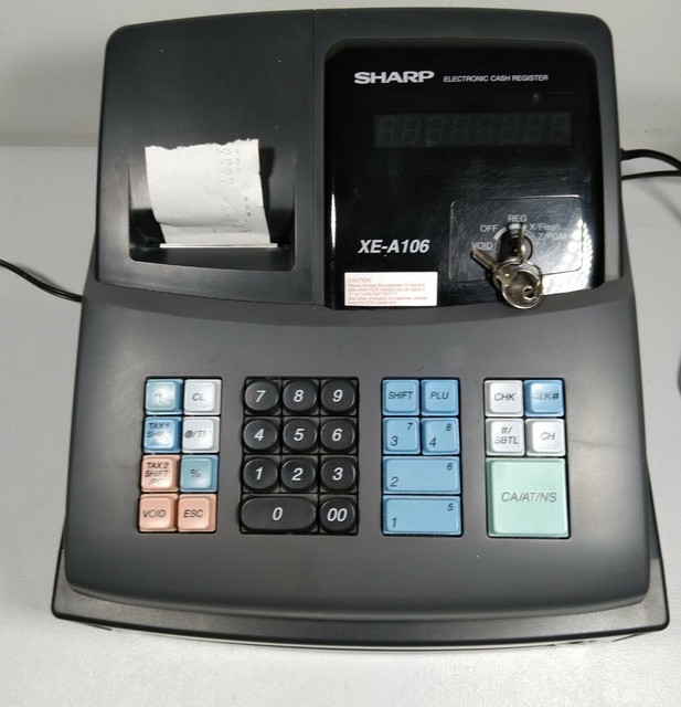 Sharp Electric Cash Register for sale online eBay