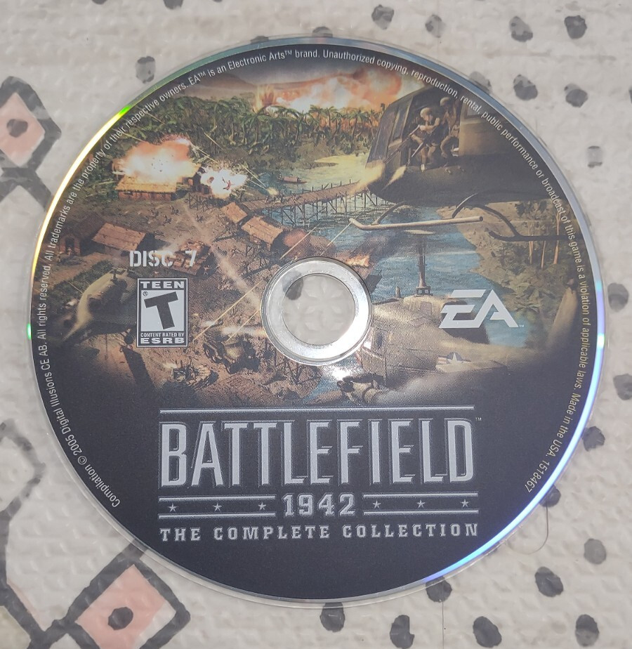 Battlefield 1942 The Complete Collection PC Disc 7 ONLY