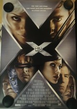 X-MEN 2 X2 Original Double Sided Movie Poster DS 27X40 Marvel FINAL Hugh Jackman