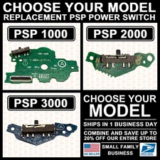 NEW Replacement Power Switch for Sony PSP 1000/2000/3000 Button Part PCB Board