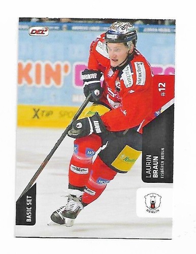 DEL Playercard - 15/16 BASIC - Laurin Braun - Eisbären Berlin #332 - Wolfsburg
