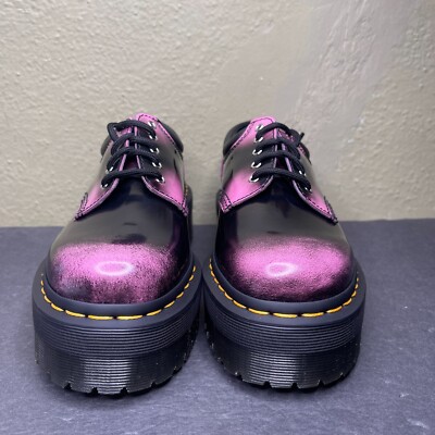 Dr.Martens 8053 QUAD RETRO UK4 5ホール 24cm 8053 Leather Platform Casual Shoes in Black | Dr. Martens