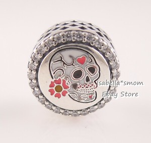 Details about DAY OF THE DEAD Genuine PANDORA White Sugar Skull HALLOWEEN Charm ENG792016CZ_30 Details about DAY OF THE DEAD Genuine PANDORA White Sugar Skull HALLOWEEN Charm ENG792016CZ_30
