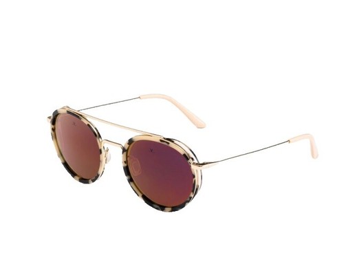 Vuarnet Cabin VL2001 0003 55mm Round Alpine Sunglasses  display picture 2
