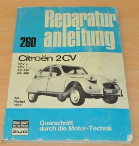 citroen 2cv handbuch