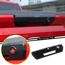 For 2021-2023 Ford F150 F-150 Gloss Black Tailgate Door Handle Bowl Cover Trim