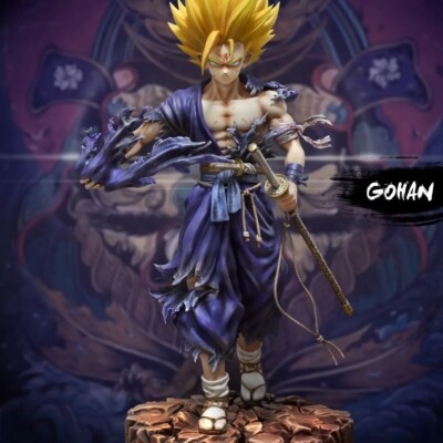Dragon Ball Son Gohan SSJ2 Samurai Statue Geek Figur | Luxus Sammlung 28 cm