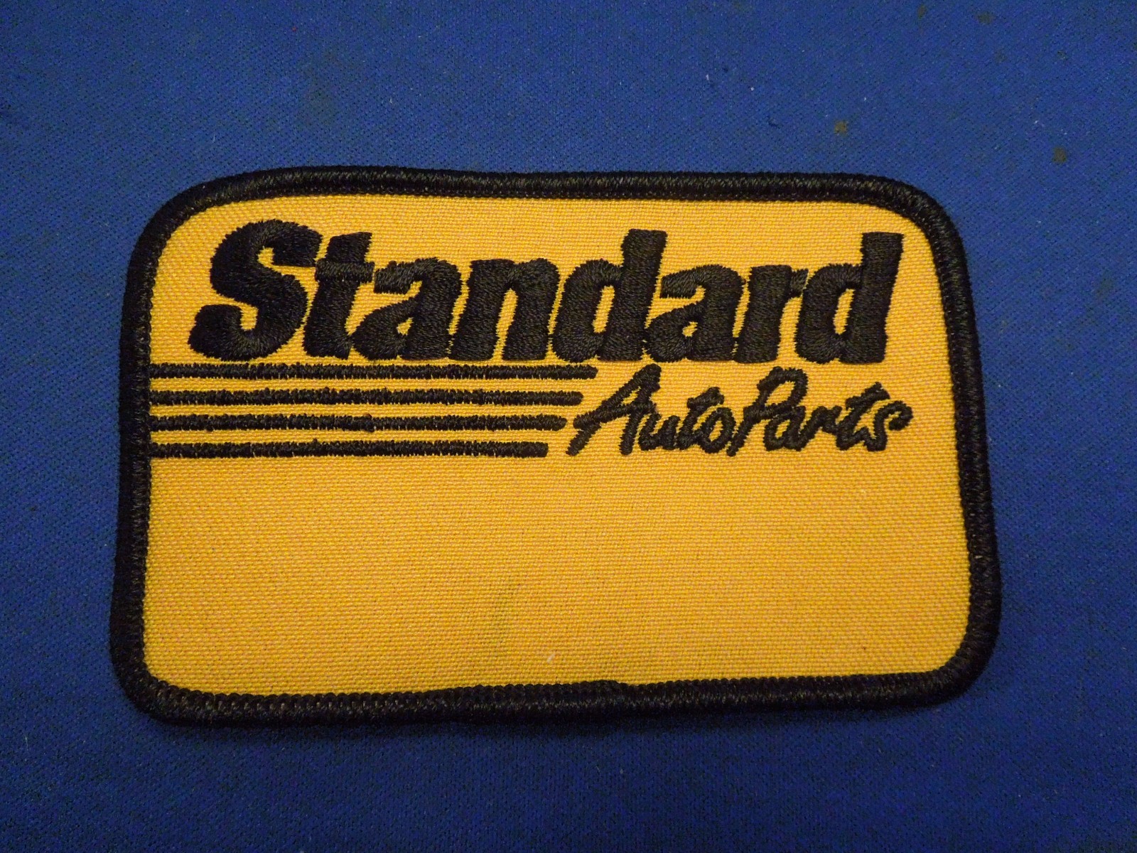 Vintage Standard Auto Parts Advertising Uniform Embroidered Iron On