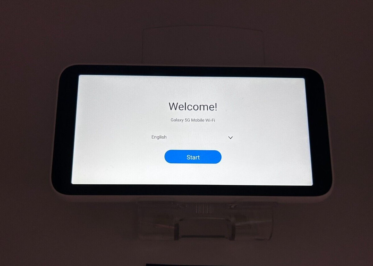 SAMSUNG Galaxy 5G Mobile Wifi SCR01 Sim Free Portable Router Wi-fi