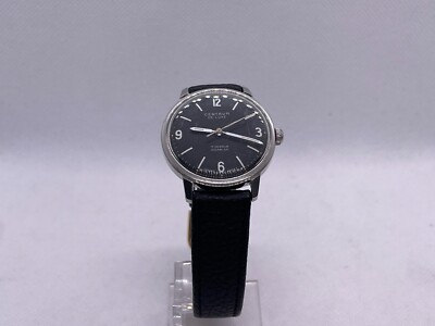 CENTAUR DE LUXE VINTAGE HERREN HERREN GEBRAUCHTE EDELSTAHL ARMBANDUHR UHR