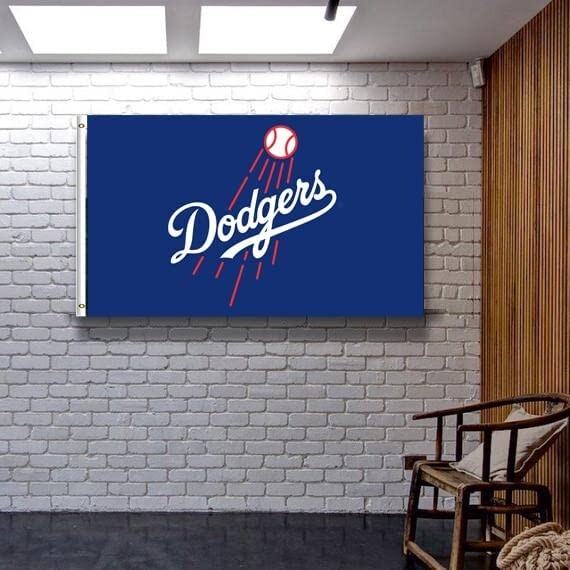 Los Angeles Dodgers Flag Large 3x5 Banner Logo Baseball MLB FREE