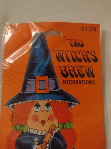 American Greetings 2 Pack Honeycomb decorations Witch’s Brew 6.5” NOS Halloween - Picture 8 of 8