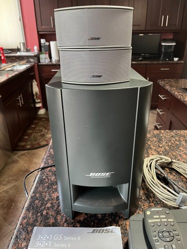 Bose PS 3-2-1 Ser II Heimkino Sys KOMPLETTE LAUTSPRECHER. FERNBEDIENUNG, HANDBUCH, KABEL - Bild 4 von 6