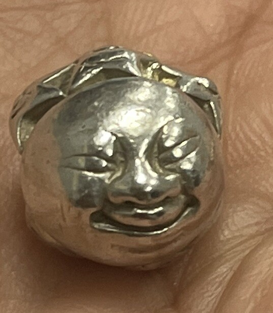 Authentic Trollbead Happy Universe Sun Moon Stars 925 Sterling