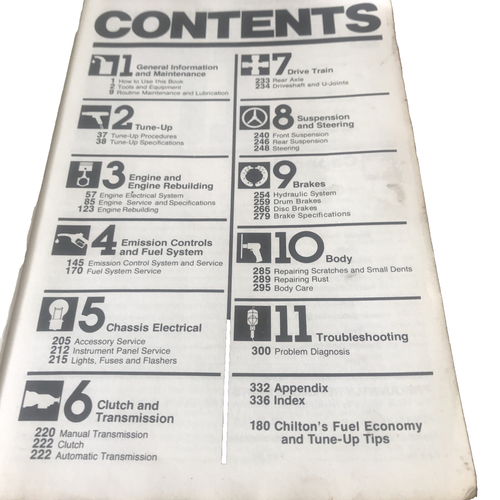 Chilton's Ford Mercury 1968-81 Repair and Tune-up Guide - Picture 4 of 4