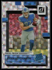 2022 Donruss #313 Aidan Hutchinson Hyper Press Proof Rookie RC SP