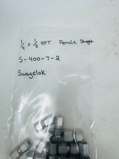 Swagelok S-400-7-2 Steel Swagelok Tube Fitting 1/4" x 1/8" NPT Pack Of 10