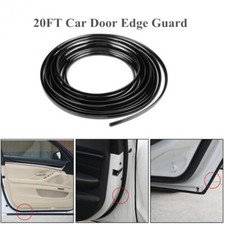 U Shape Car Door Edge Trim Guard Molding Rubber Seal Strip Scratch Protector 1