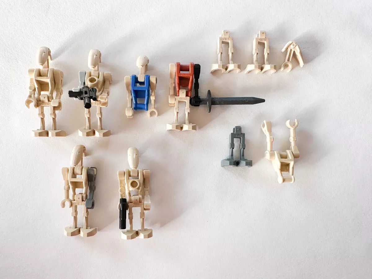 Lego Star Wars Battle Droid LOT Minifigures Weapons Replacement