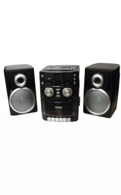 NAXA NPB-426 Portable CD Player Boombox w/AM/FM Radio, Detachable  