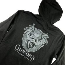 Gideon's Bakehouse Men’s Full Zip Hoodie Sweatshirt Black • Large