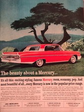 1961 LIFE Ad Advertisement The Beauty about a 61 MERCURY Monterey