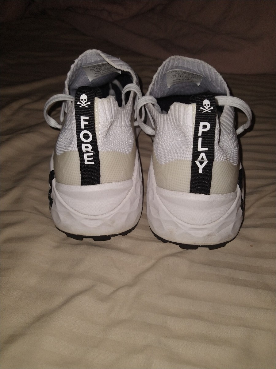 G/FORE MG4.1 White Knit Low Spikeless Men Golf Shoes G/FORE MG4.1 White Knit Low Spikeless Men Golf Shoes