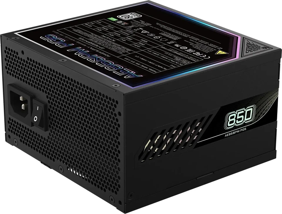 GIGABYTE AORUS Elite P850W 850 Watt ATX Netzteil 80+ Platinum voll modular - Bild 2 von 4