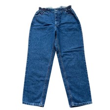 Vintage 90s Lee Mom Jeans Womens 12 S Petite Pepper Stone Denim Elastic Waist