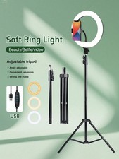 10-Inch LED Ring Light with Stand for Photography Vlogging Live Streaming