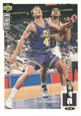 Tom Chambers Jazz Upper Deck NBA-1994 #342 Basketball Card Englisch