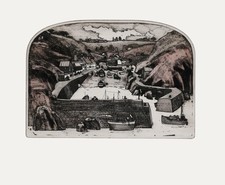 Graham Clarke (b.1941) - 20th Century Etching, Mullion Cove