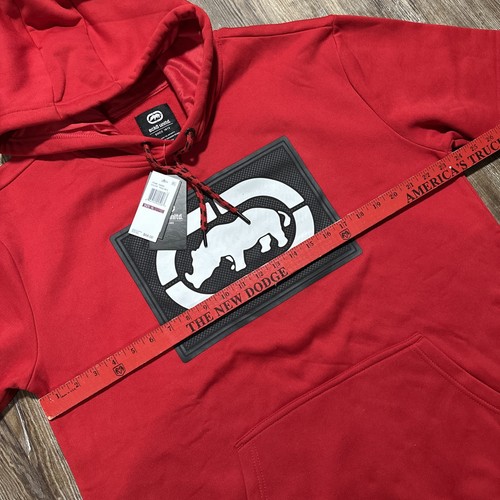Ecko Unltd Hoodie Men's Large True Red Pullover Urban Fashion 90s - Picture 8 of 13