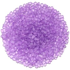 Lavender Purple Sea Glass Stones, Frosted Glass Pebbles 0.9LB/14oz