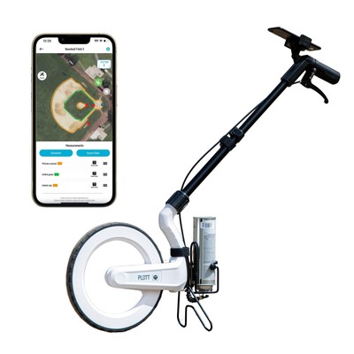 Carta Digital Mapping Wheel; Electronic Distance Measuring w/Spray Paint Atchmnt