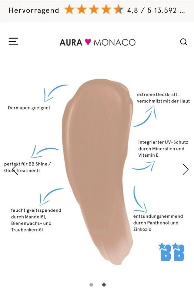 BB Glow 2x 50ml (Bronzy & Light) BIG SIZE! Mischbar, Microneedling Dermapen Neu - Bild 2 von 4