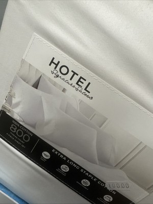 Hotel Signature 800 Thread Count Cotton 6-Piece Sheet Set King White