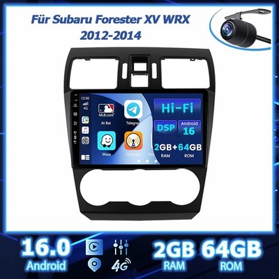 Android 16 Autoradio Navi GPS Für Subaru Forester XV WRX 2012-2014 Car Play DSP