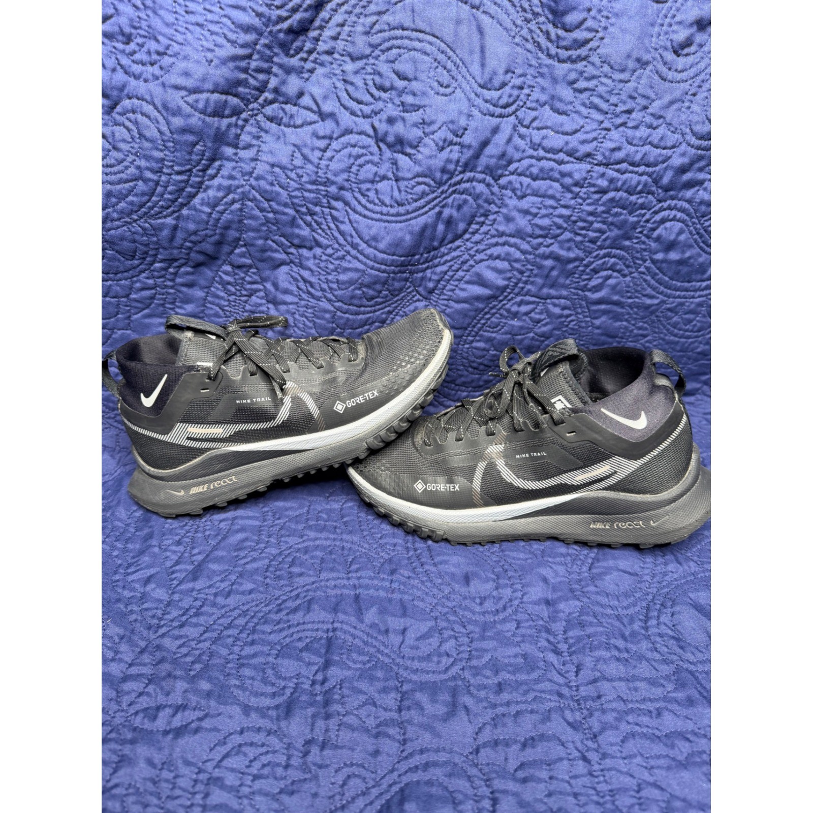 Nike Pegasus Trail 4 GORE TEX Running Shoes Black Women's US 8 DJ7929 001