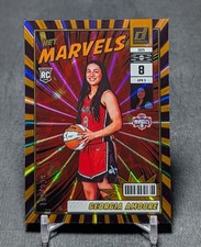 Georgia Amoore Net Marvels Orange /399 Rookie 2025 Donruss WNBA Card #17 Mystics