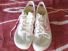 Nike Zoom Mamba 6 Distance Track Spikes White Men's Size 12