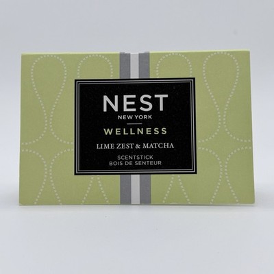 Nest WELLNESS Lime Zest & Matcha Scentstick Scent Stick New in Card 1 STICK