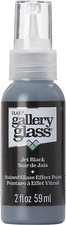 FolkArt Gallery Glass Paint 2oz-Jet Black