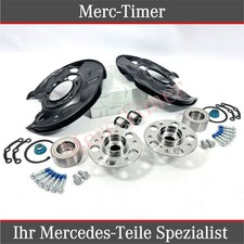 Achsschenkel Satz Radlager Radnabe Radträger Mercedes CLK W209 C209 Hinten L+R