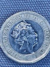 Mistake Error Rim Edge Minting £1 Coin 2018 - Unique