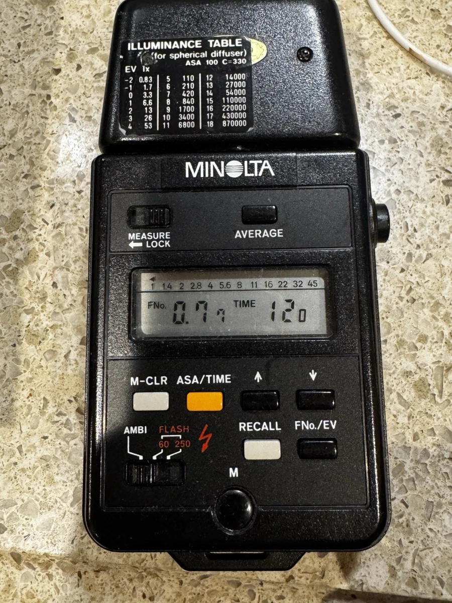 Minolta Auto Meter Photo Studio Light Meters | eBay