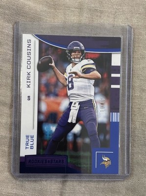 2018 Panini Rookies & Stars - Kirk Cousins #61 True Blue /49